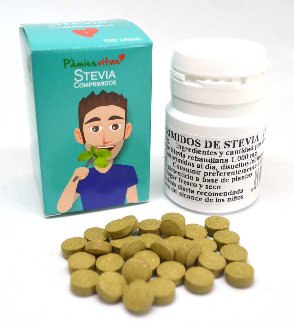 COMPRIMITS FULLA DE STEVIA (100 und.)