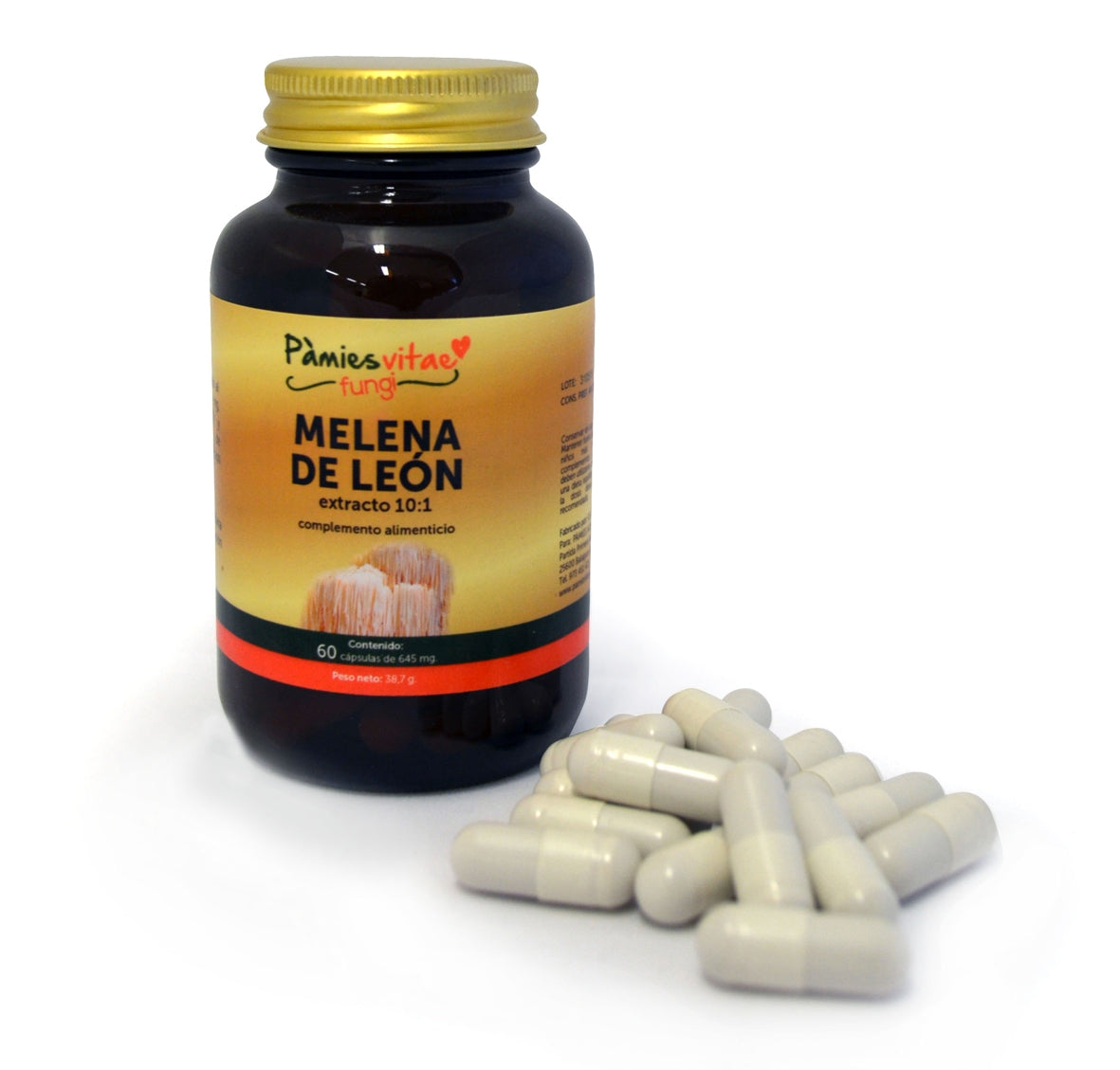MELENA DE LEÓN PV (60 cápsules)