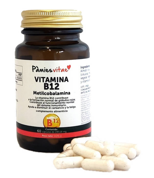 VITAMINA B12 – Metilcobalamina (60 cápsules)