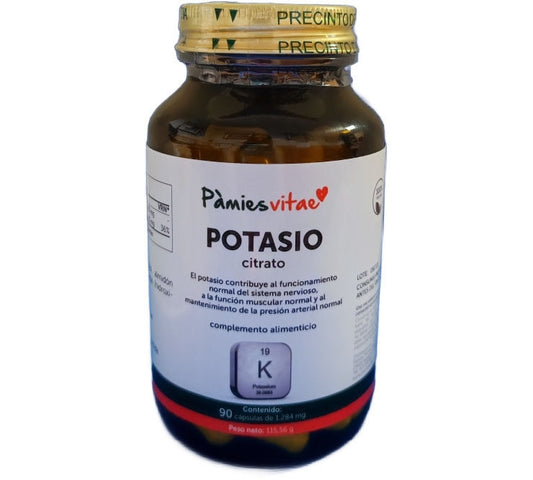 Citrat de potassi PV (90 cápsules)