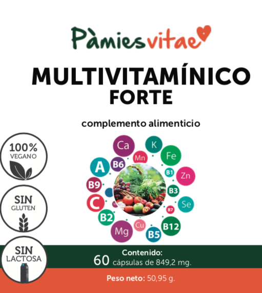 MULTIVITAMÍNIC FORTE PV (60 càpsules)